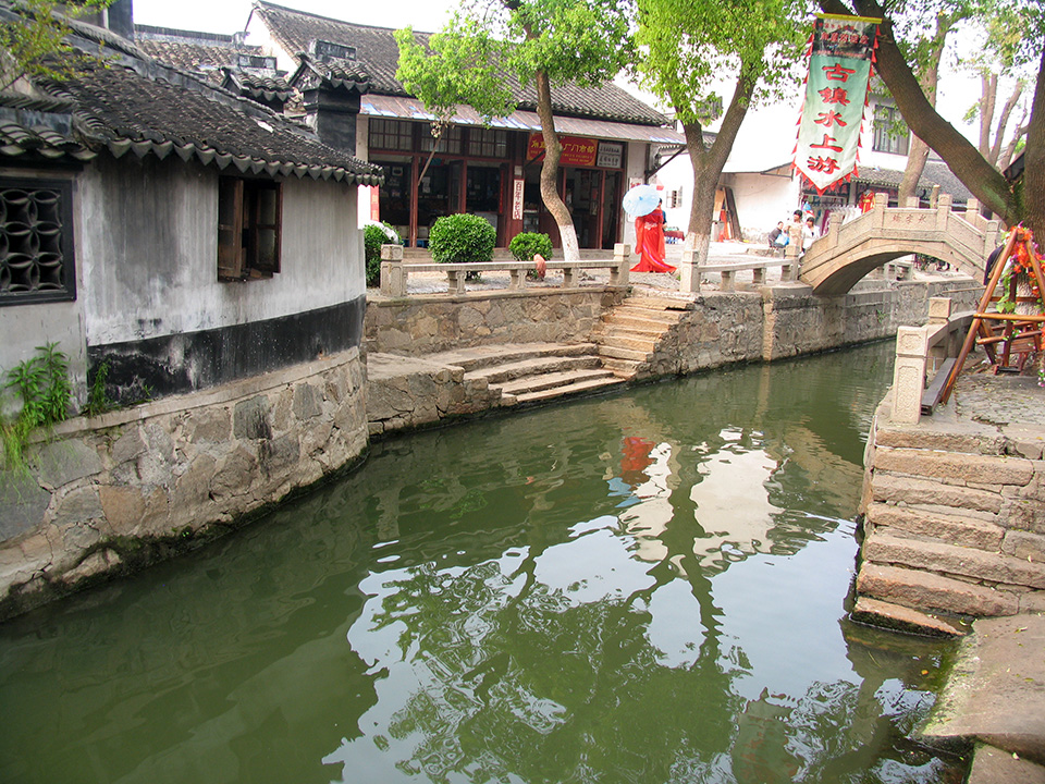 神州水乡第一镇在哪,神州水乡甪直古镇