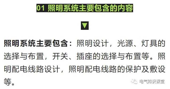 照明系统的构造与拆解,电气照明系统组成主要包括什么