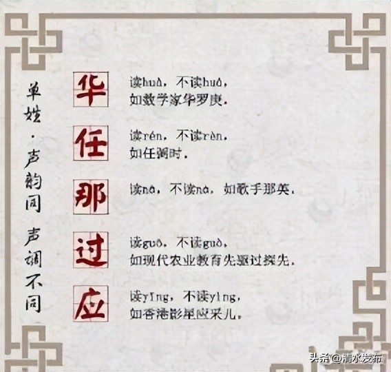 你能看懂几个姓,有哪些你想不到的姓