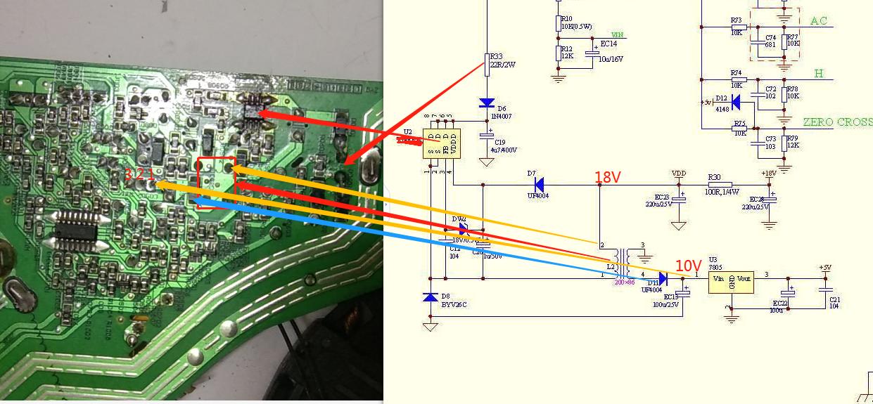 美的c21-sk2103电磁炉不通电,美的c21-sk2103电磁炉故障与维修