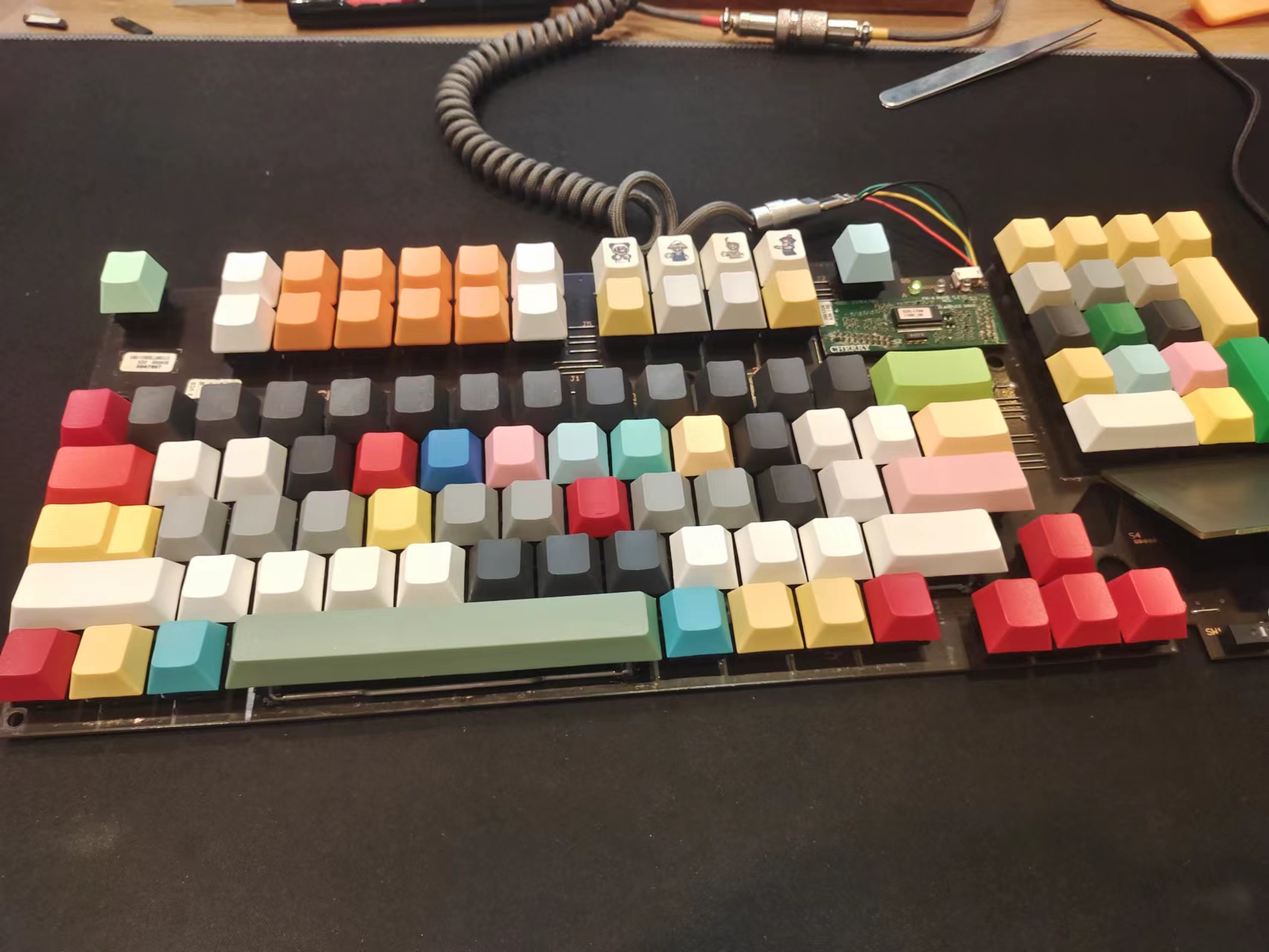 樱桃cherry键盘侧刻,cherry樱桃键盘g80