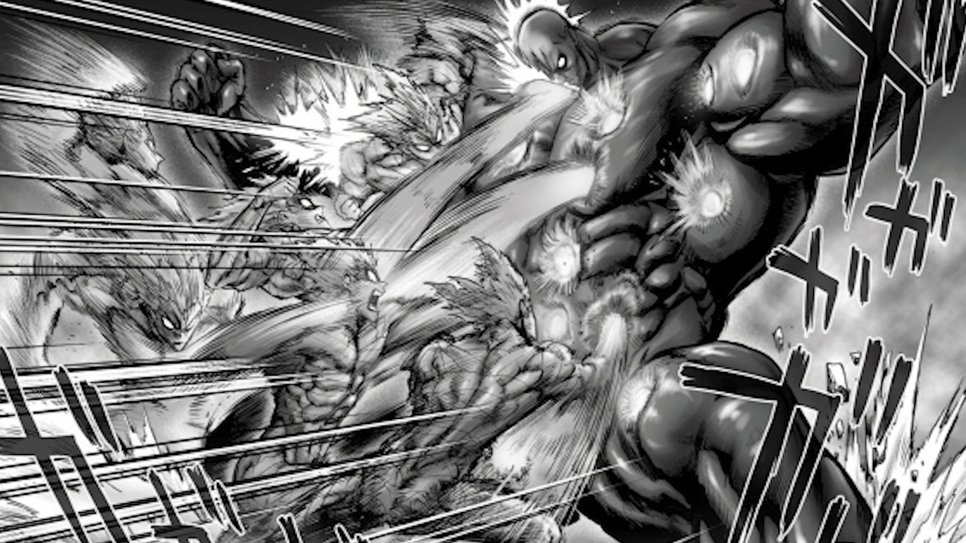 盘点一拳超人中的实力排名,一拳超人重制版193话邦古对战饿狼