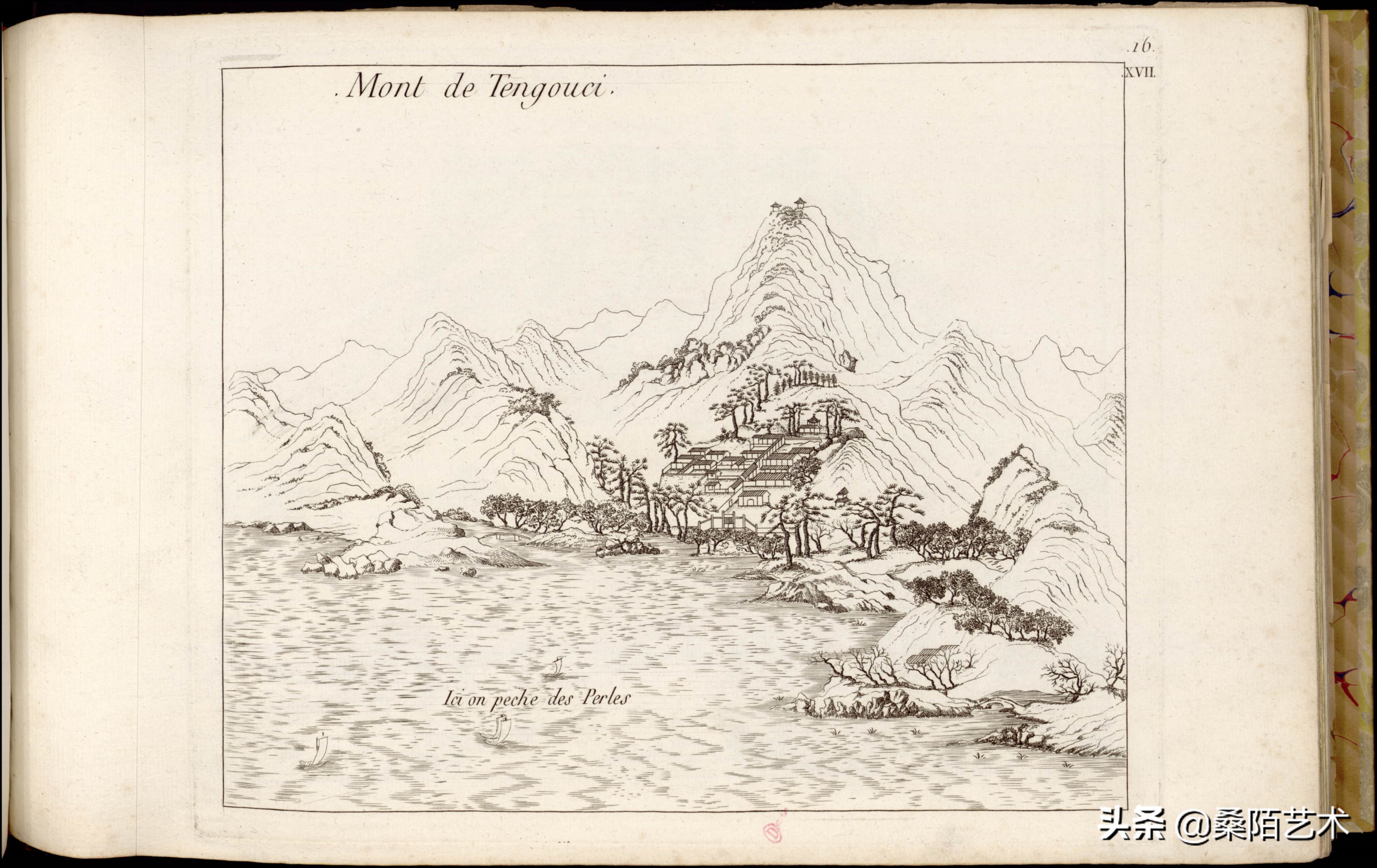 中国古典园林铜版画图片,1788年绘制的97幅中国园林铜版画