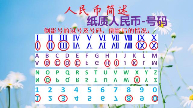 人民币倒置号是什么意思,倒影号多还是倒置号多