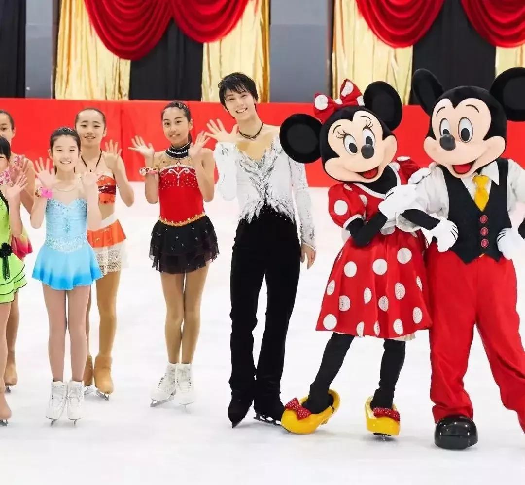 羽生结弦与迪士尼梦幻联动,东蛋噗噗雨愿望,不再是梦!