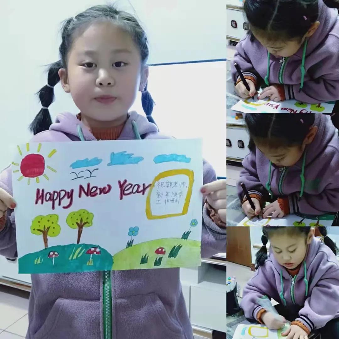 童心创意春节贺卡,小学生做好看的新年贺卡