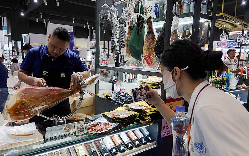 浙江土豪伊比利亚火腿,消博会商品价格