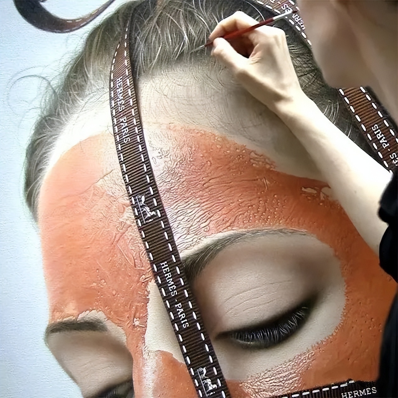 美女画家挑战冷军，画少女人体，放大10倍看细节让网友不淡定