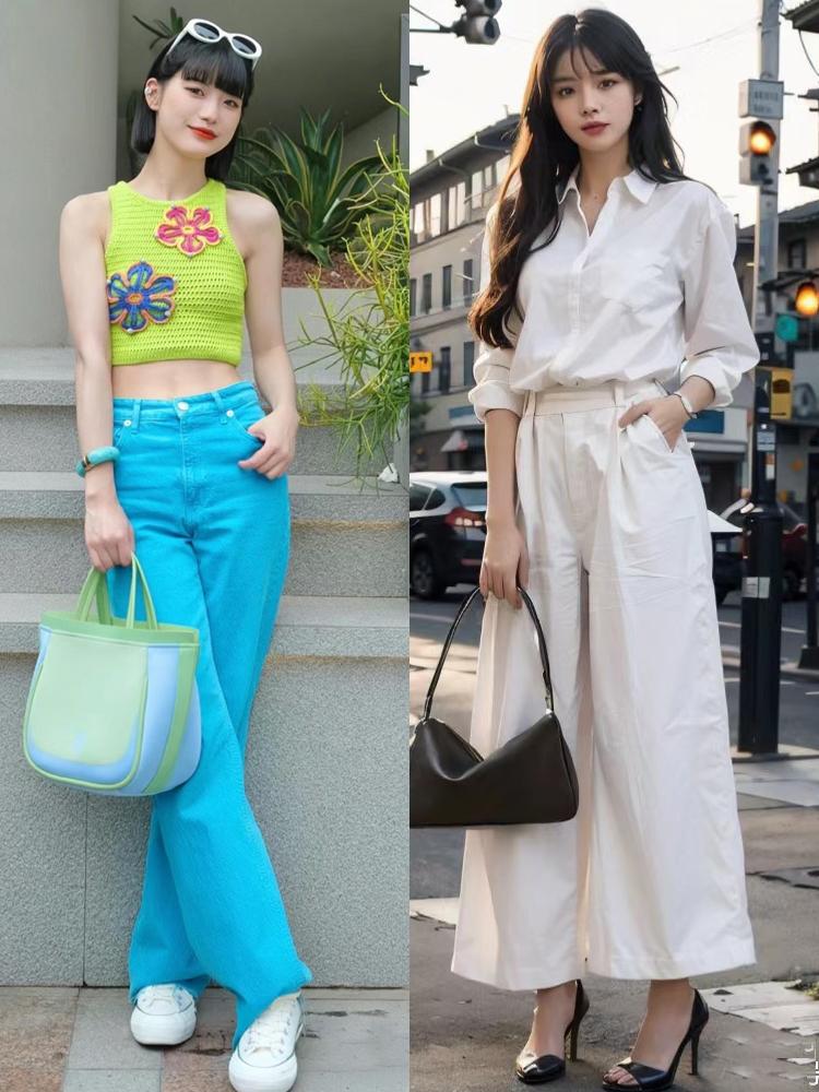 夏季穿搭女性这样穿都认不出来,夏季穿衣不纠结套装解决穿搭烦恼