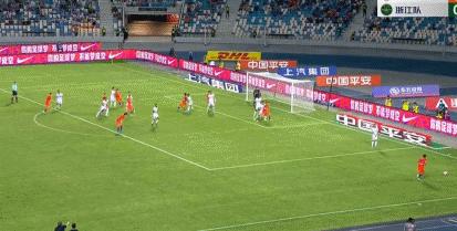 郑铮世界波破门,郑铮凌空打门