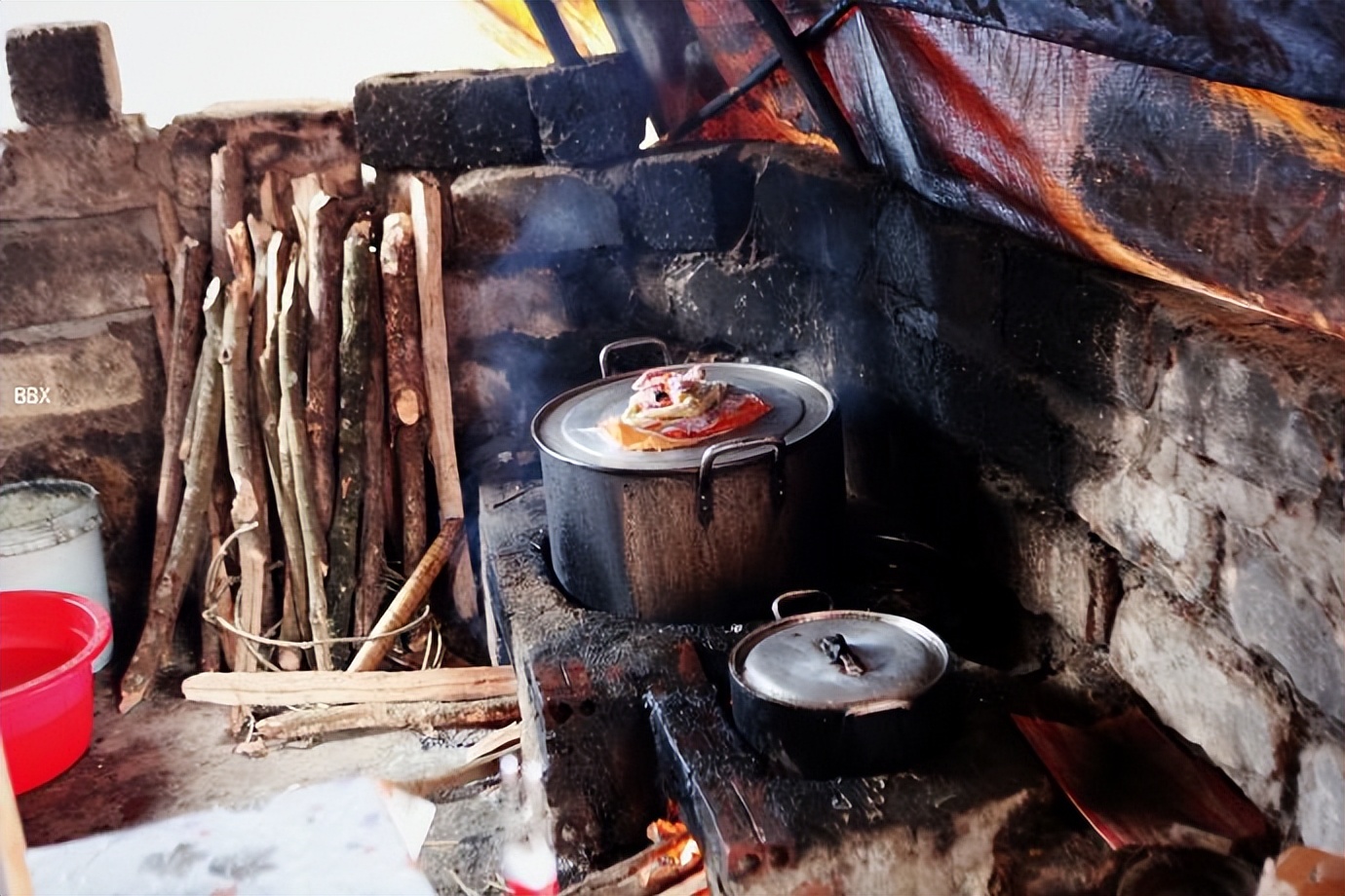 中越边境越南的露天集市,高平集市