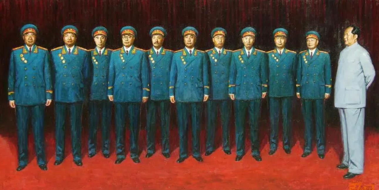 10大元帅和大将,七大元帅和十大将