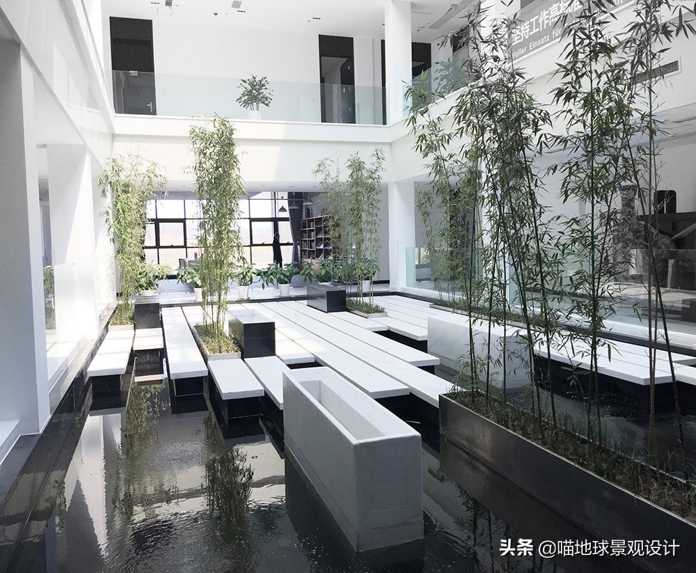 简洁清爽的现代景观别墅庭院赏析,现代简约别墅园林设计效果图