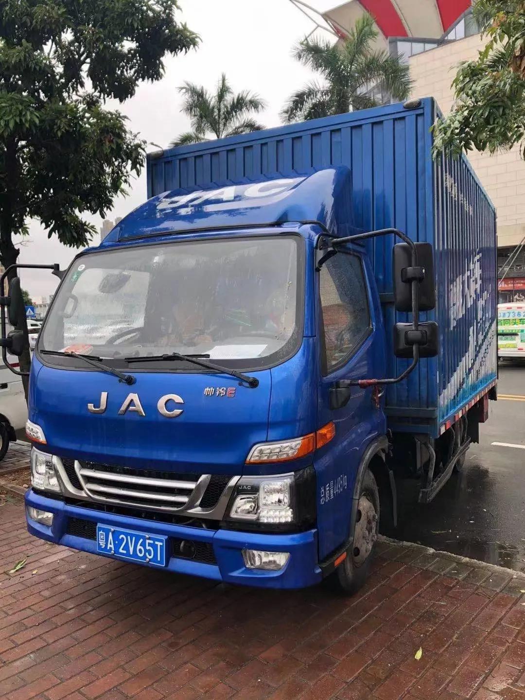 广州租新能源4.2米厢式货车多少钱,广州电动货车租赁平台