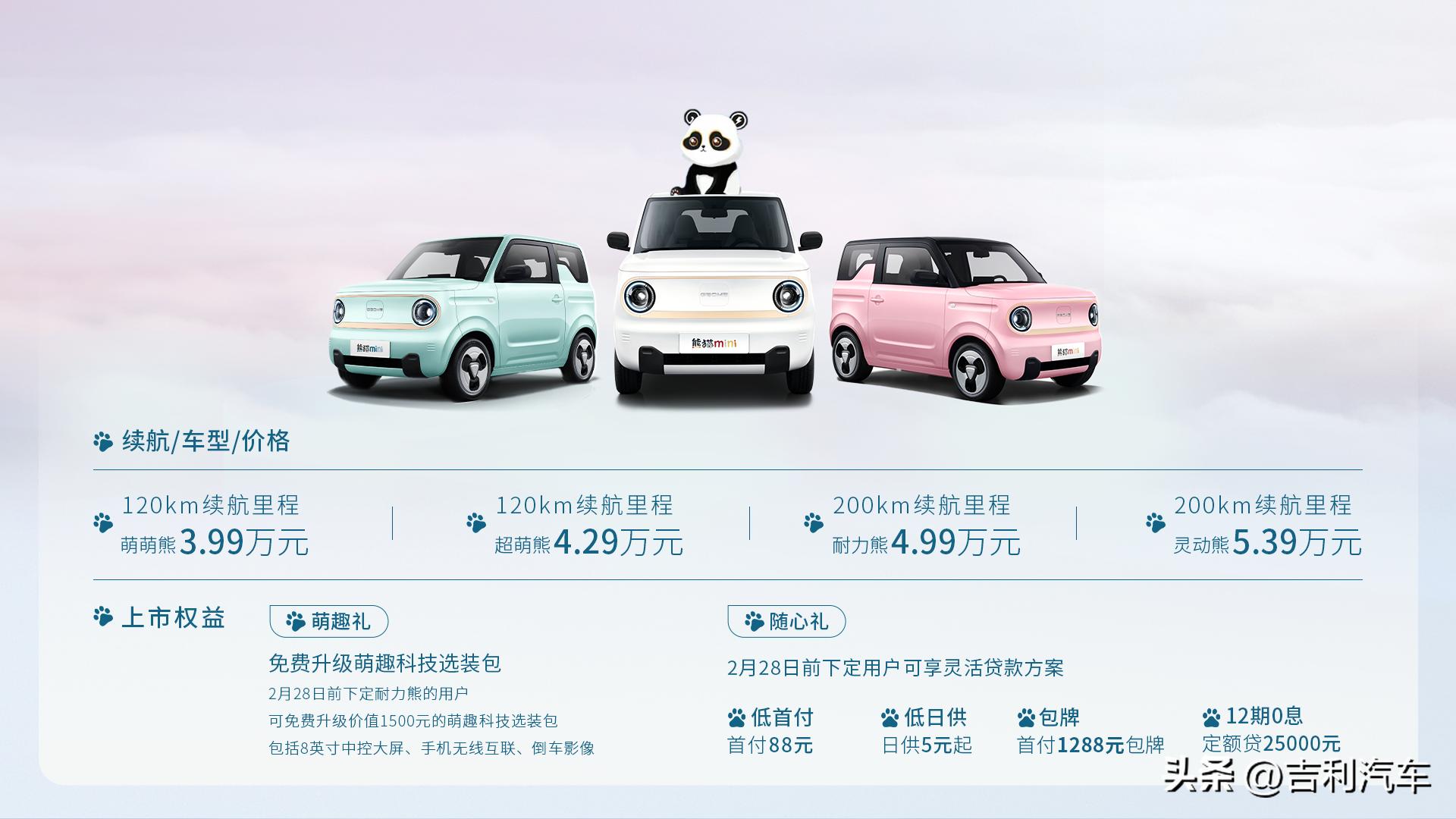 吉利熊猫mini敞篷版价格,吉利熊猫mini是前驱还是后驱