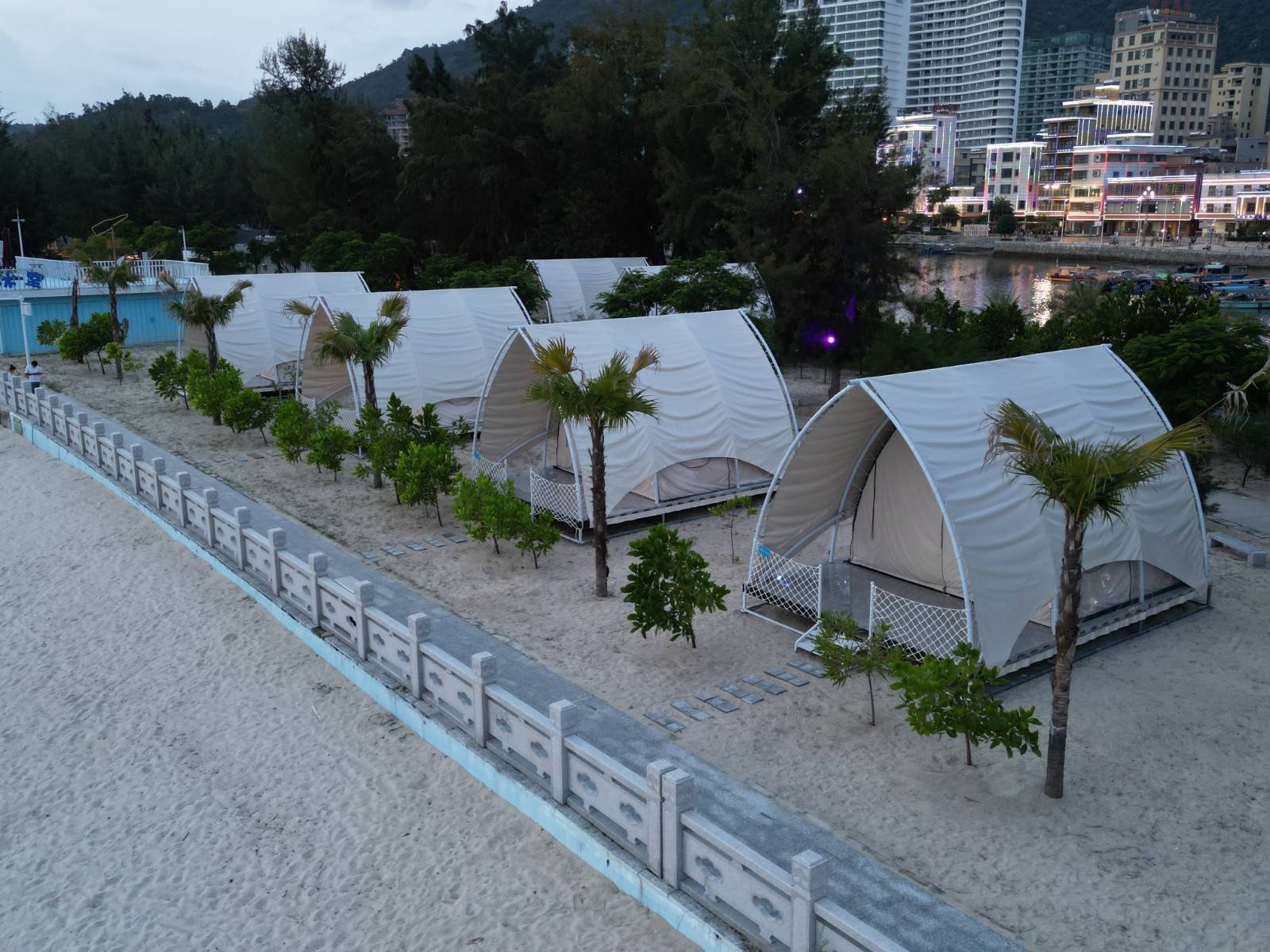 惠州旅游巽寮湾酒店,惠州巽寮湾双鱼岛帐篷