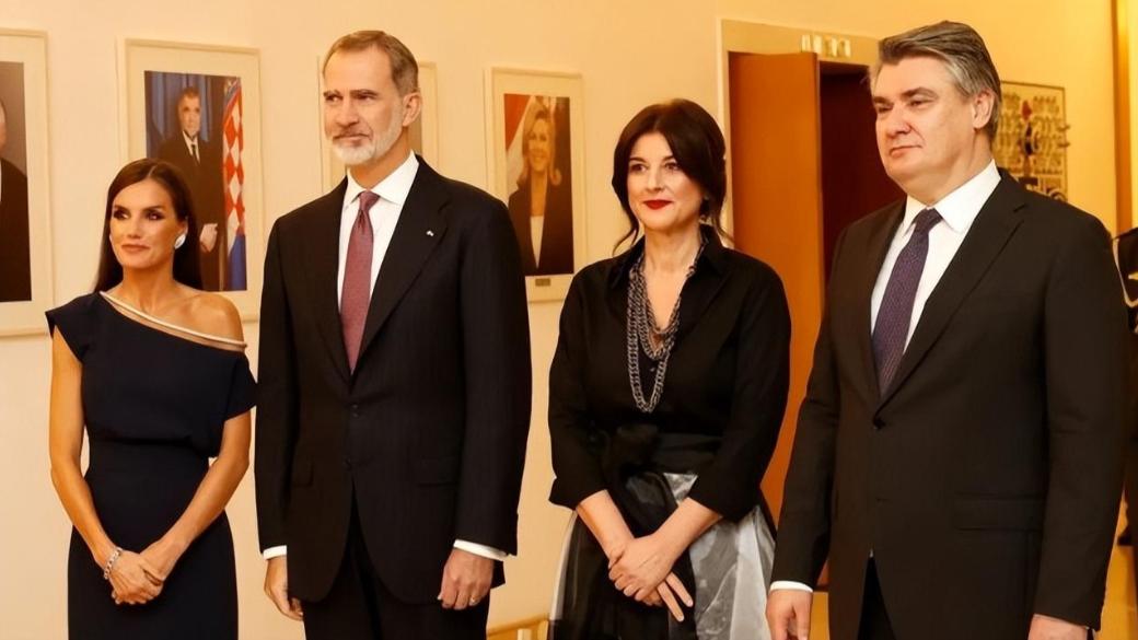 莱蒂齐亚穿长裙,莱蒂齐亚出席活动