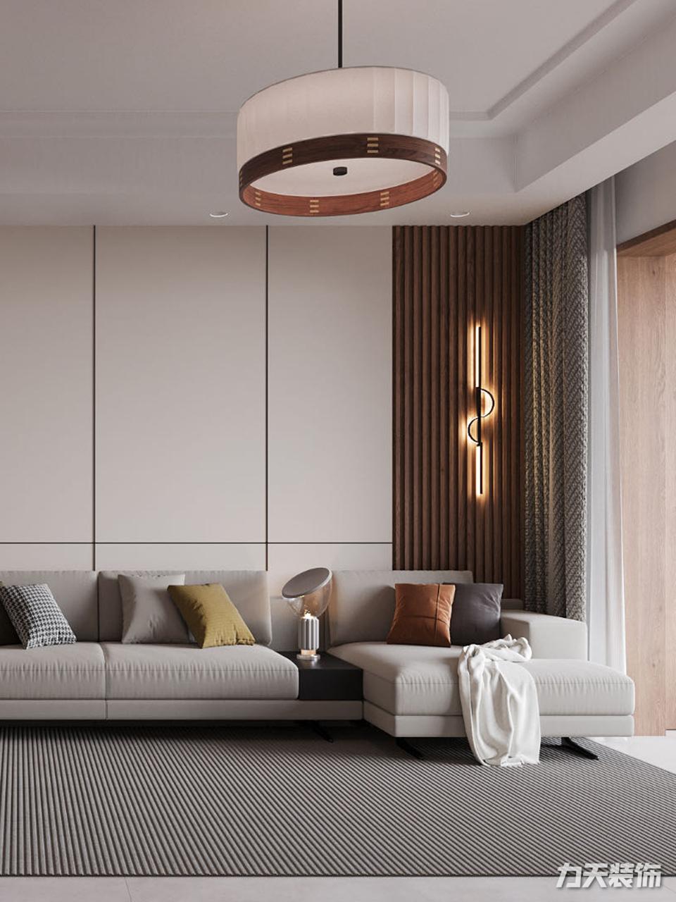 石家庄高端现代装修效果,石家庄新中式风格装修高级感