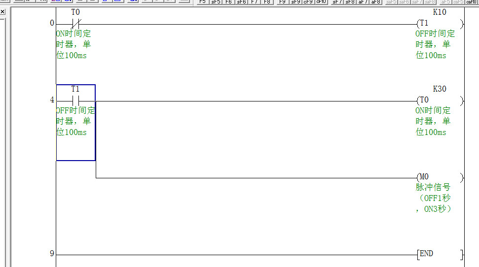 plc手持编程器怎么输入梯形图,西门子plc脉冲梯形图讲解