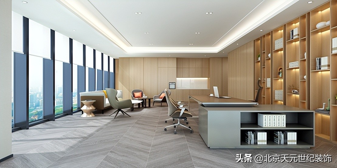 秦淮专业办公空间装饰设计案例,五华区写字楼装修设计案例
