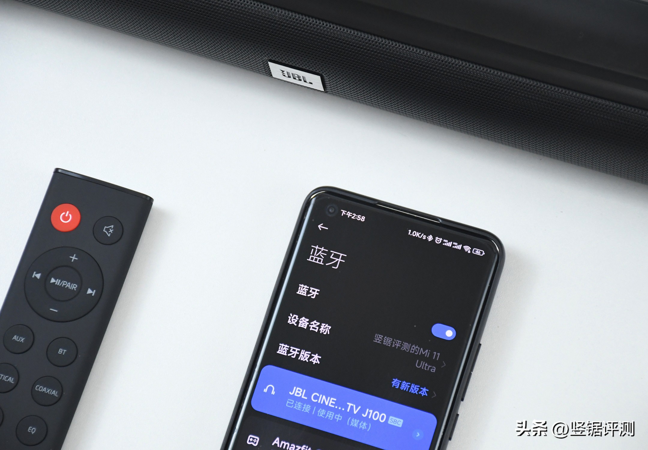 花899元买了台JBLCINEMASTVJ100回音壁，投影仪“秒变”家庭影院