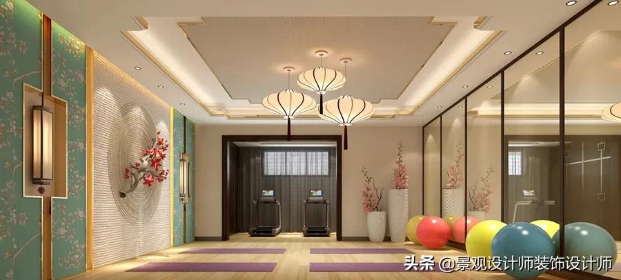 健身房设计方案效果图费用,健身房设计案例大全