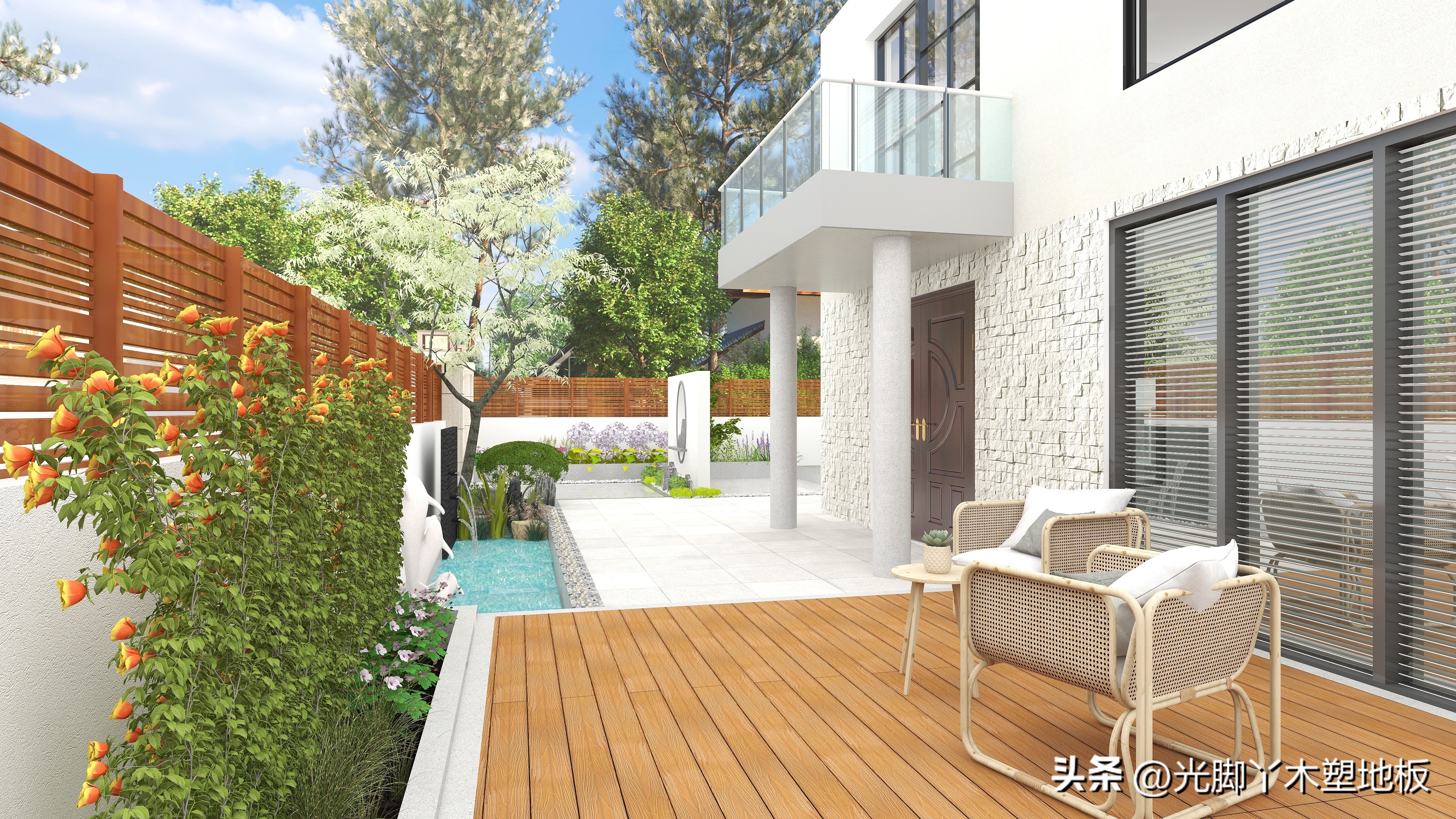 木塑材料：引领户外园林新潮流！木塑产品：绿色环保的独特风景