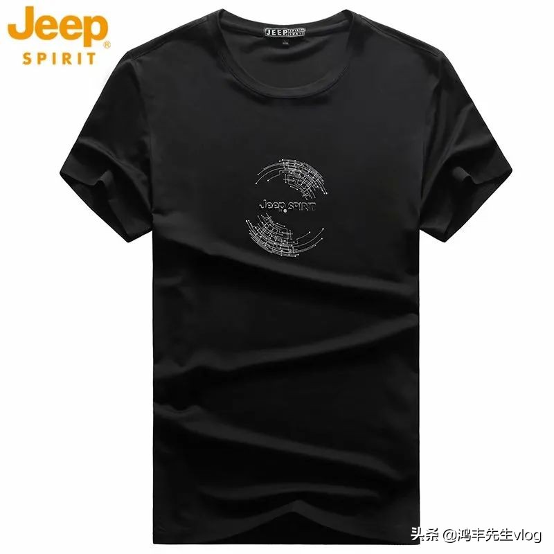 jeep短袖t恤专卖店男装翻领,jeep短袖t恤男纯棉官方正品