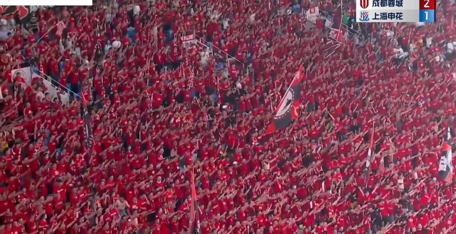 场面火爆的足球赛,火爆的中超联赛