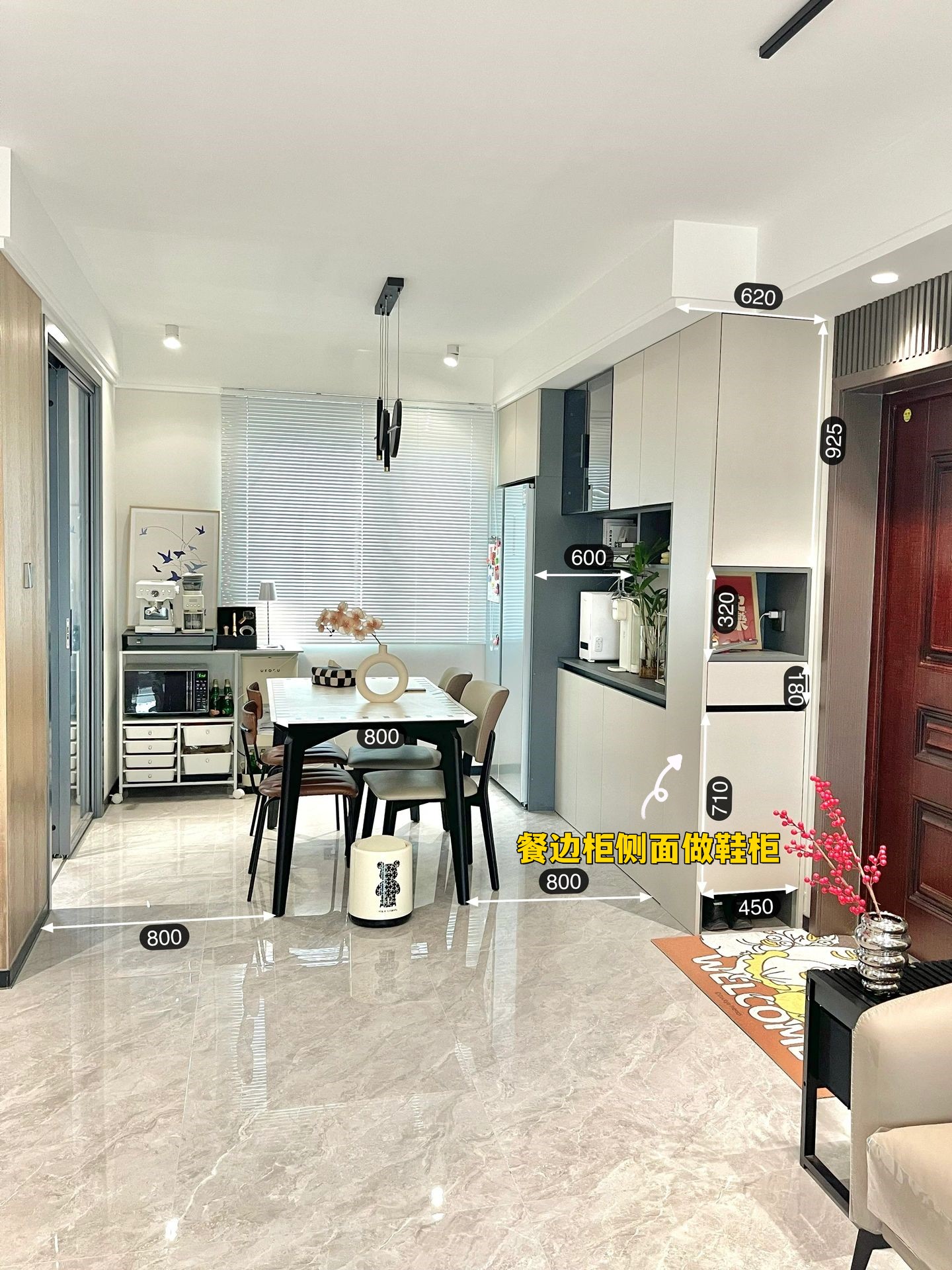 浴室柱子与墙之间收纳设计,定制衣柜空间超强收纳设计