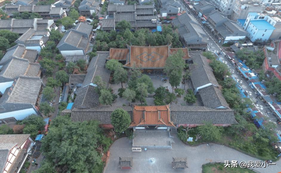 云南昆明古建筑群图,云南省昆明市官渡古镇古建筑