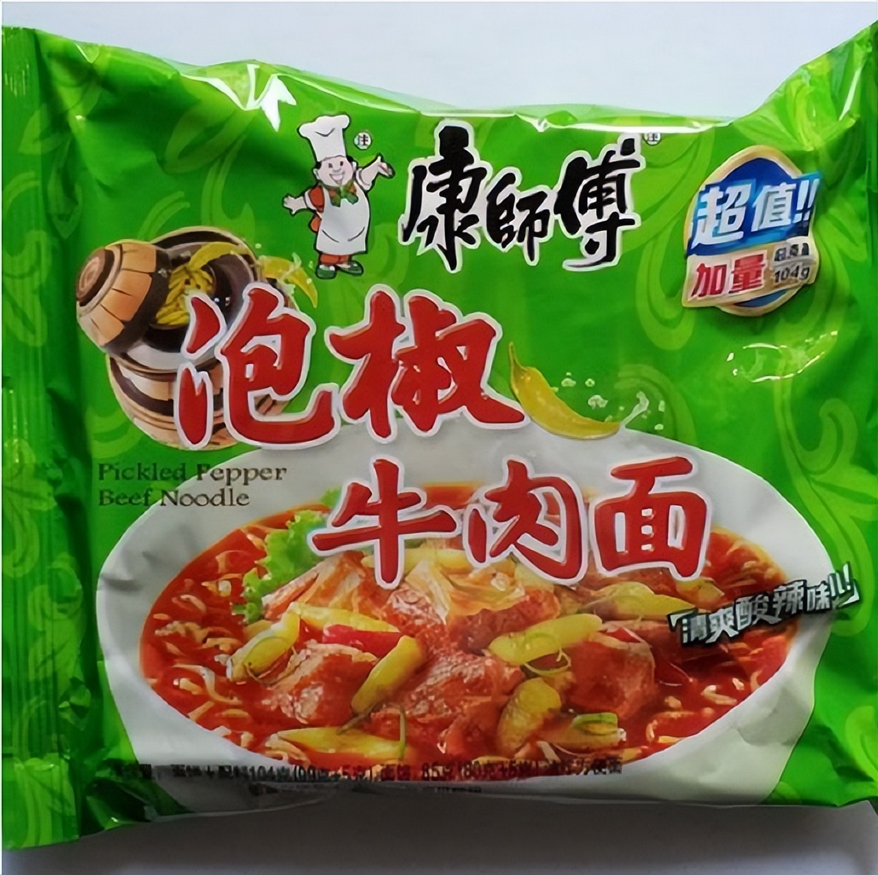 康师傅老坛酸菜方便面销量暴增,康师傅老坛酸菜有质检报告