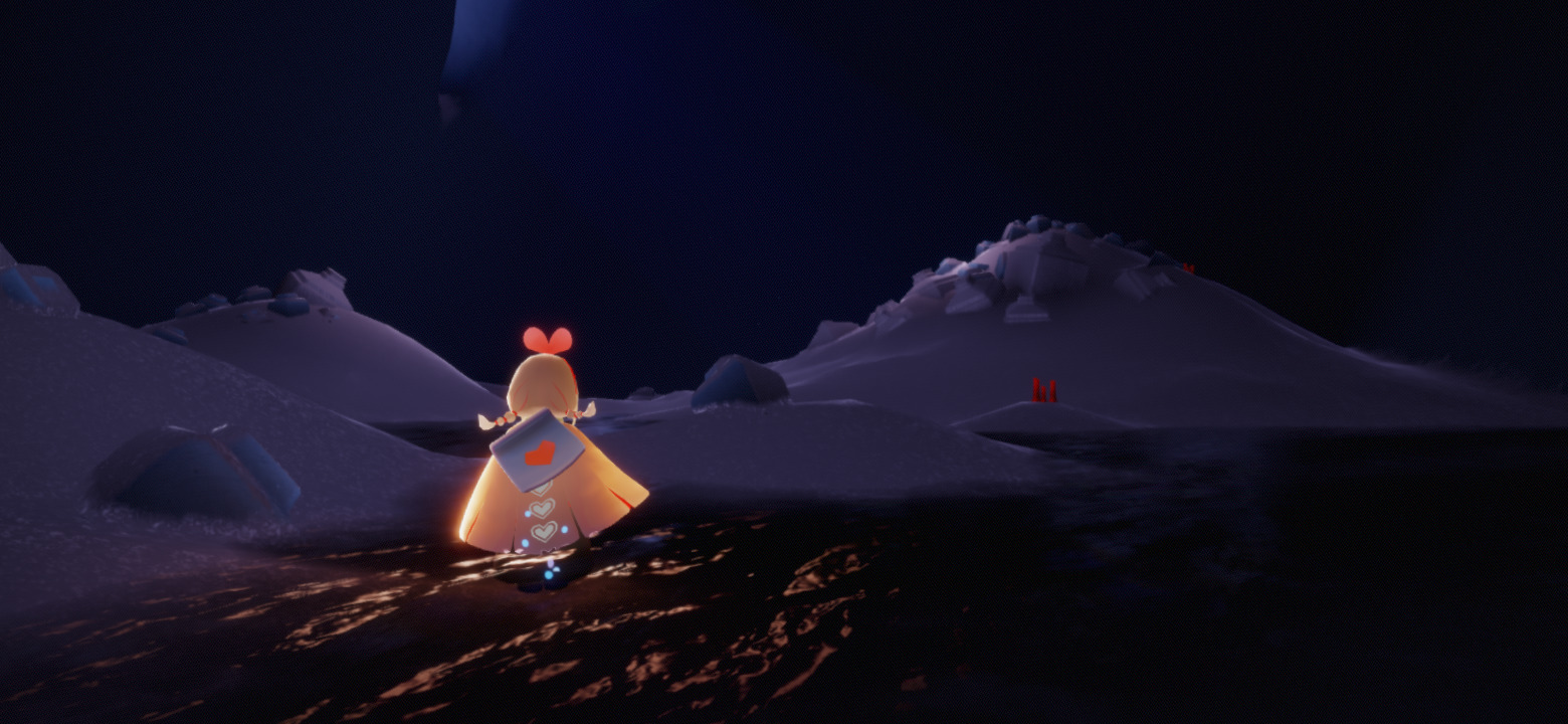 光遇紫色的月亮,光遇紫蓝月打卡教程