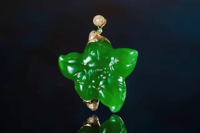 翡翠创意镶嵌高清图片大全欣赏,翡翠雕刻美图