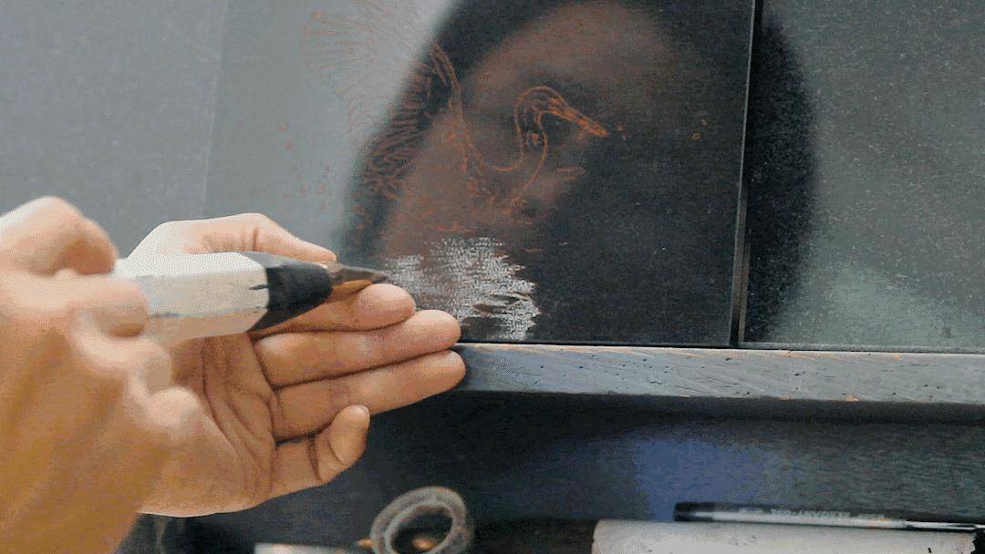 石头上的刺绣方法,石头上的刺绣