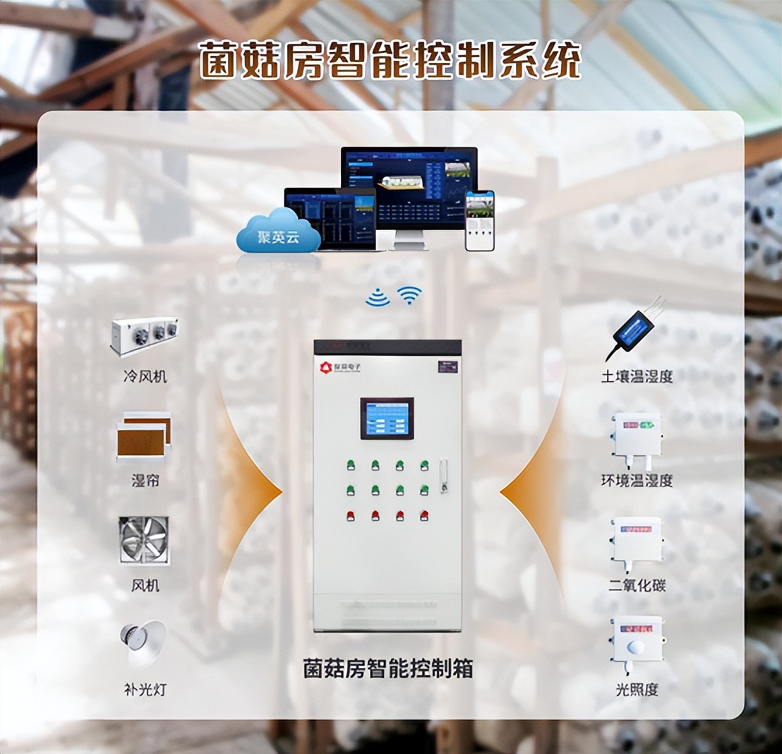 智能食用菌温室大棚自动系统,食用菌智能大棚