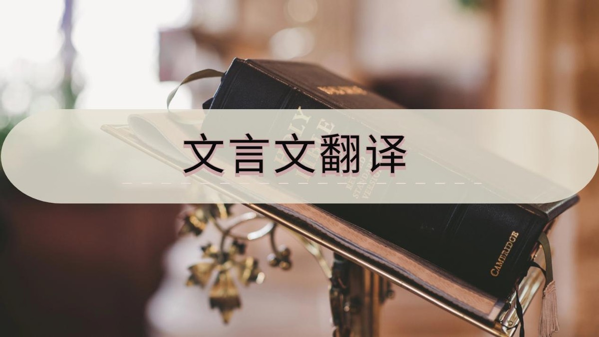 文言文翻译软件在线翻译,谷歌翻译如何翻译文言文