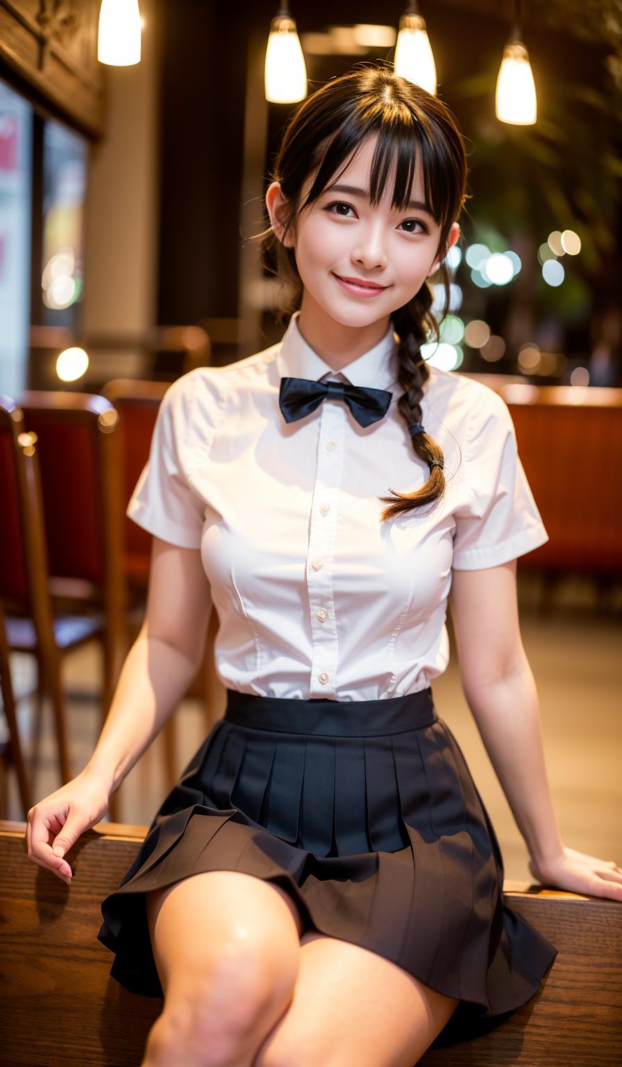 让人保护欲爆棚的女生图片,jk制服又甜又酷的元气少女