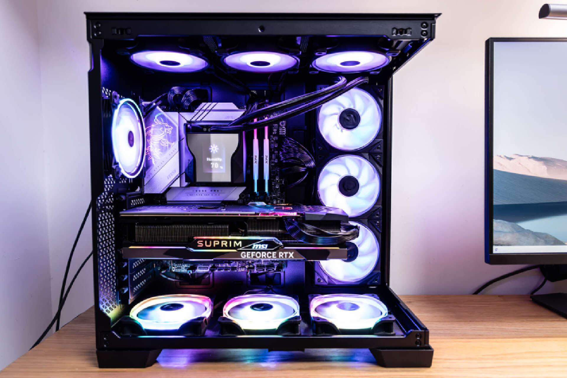 全塔海景房机箱,安钛克机箱c8海景房