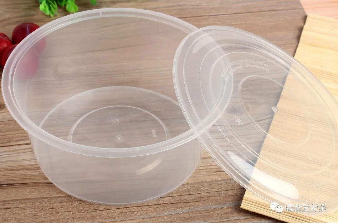 圆形打包盒放水果,家里的打包盒不要扔