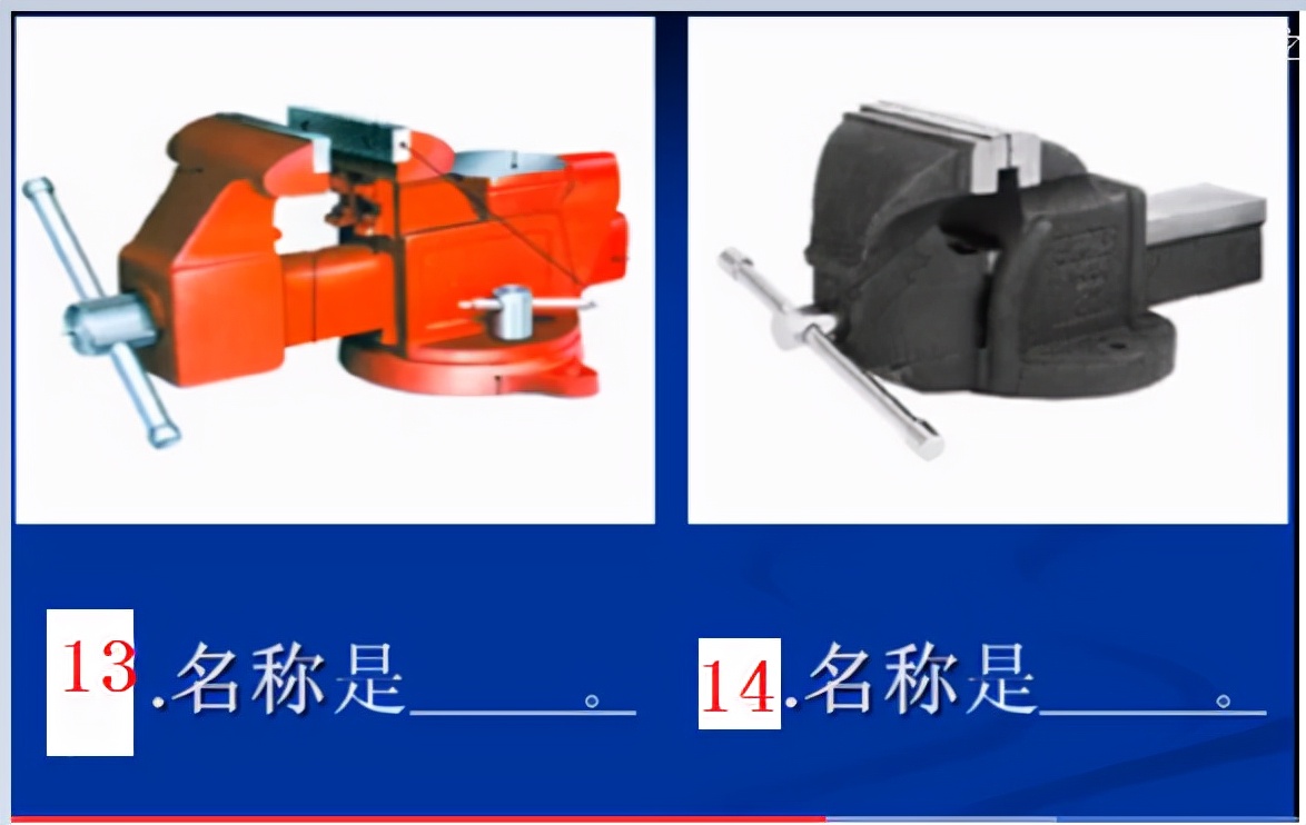 钳工常用的10种工具和量具,钳工常用工具认识