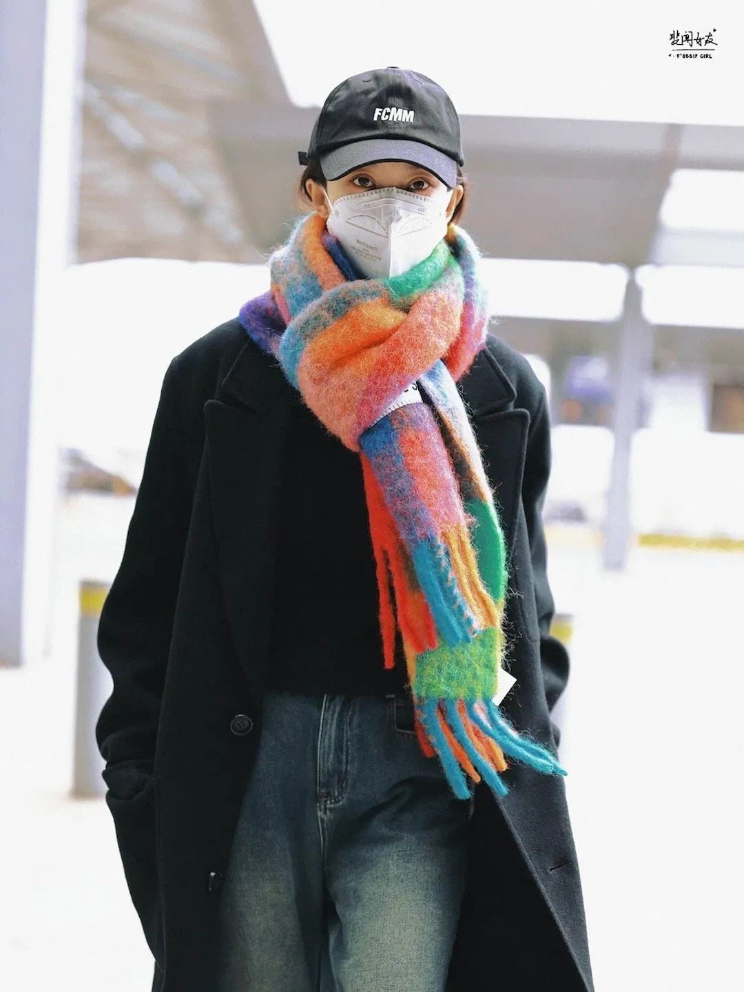 大衣围巾冬天最慵懒时髦的组合,大衣围巾入冬王炸组合