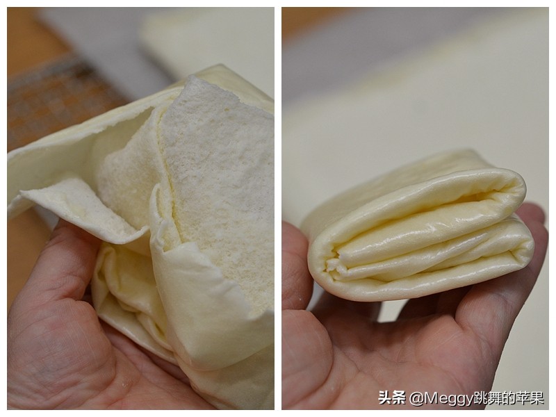 天使奶油蛋糕卷,甜口天使蛋糕卷图解