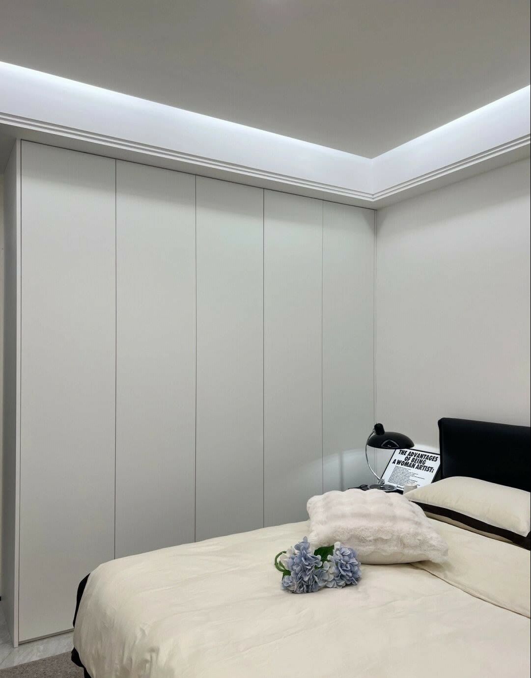 现代轻奢无主灯装修风格102平米,125平轻奢风格黑白灰装修效果图