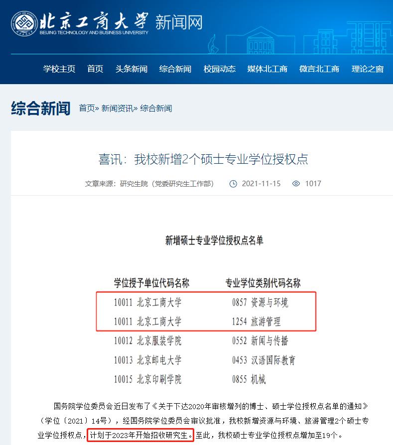 3校官宣新增硕士点！首次招生更容易上岸？