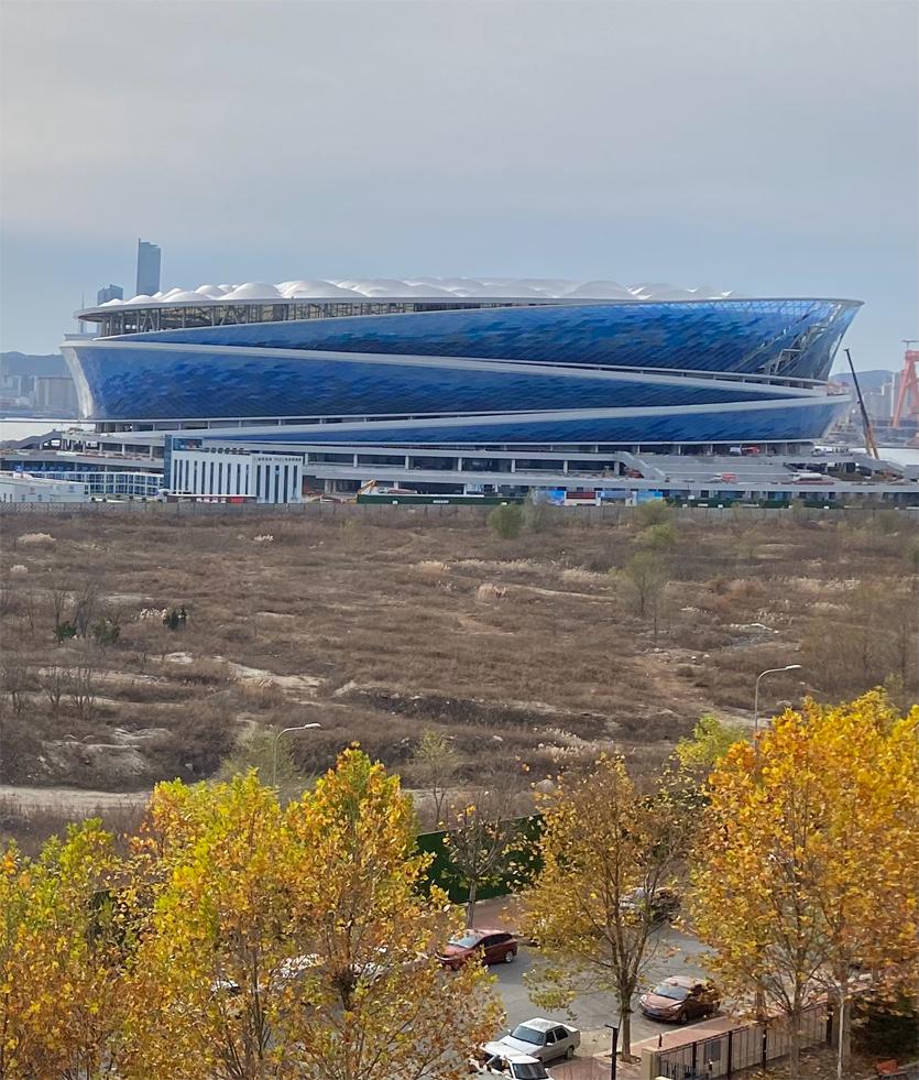 中国首座三面环海的世界级足球场,亚洲十座顶级足球场