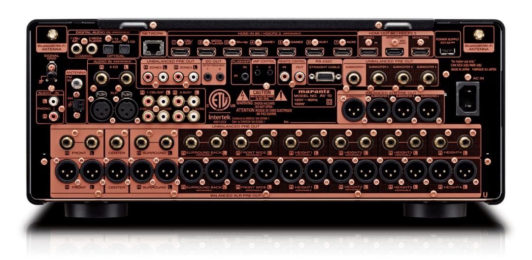 新旗舰组合，最真实原声。MarantzAV10/AMP10影音前后级放大器