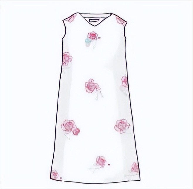 四种不同风格的穿搭手绘,日系手绘风格穿搭