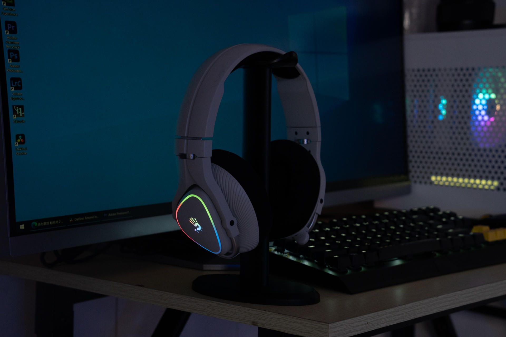 双飞燕mr710耳机怎么设置,双飞燕血手幽灵耳机mr710开箱