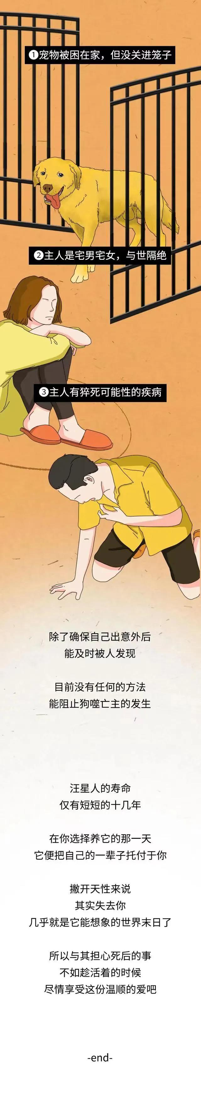 漫画：“铲屎官如果突然挂了，狗狗会等多久吃掉尸体？”网友神评